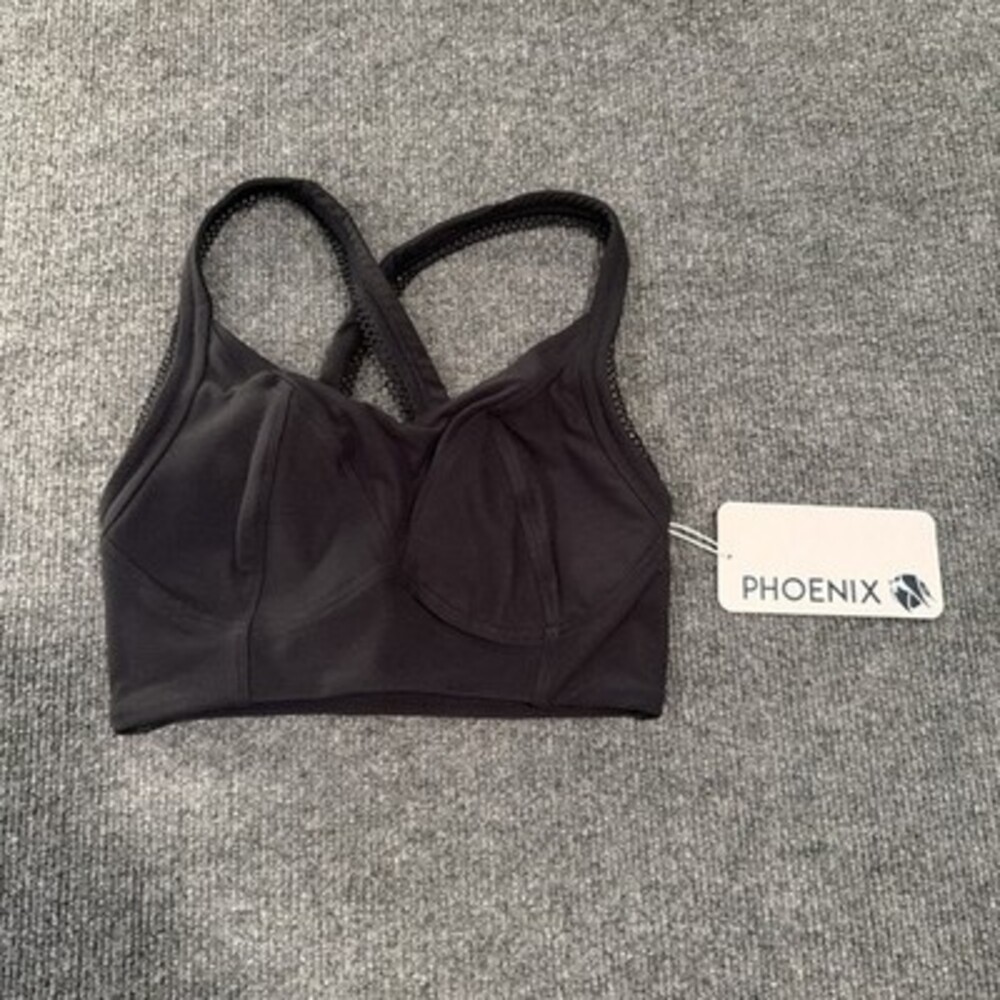 Phoenix Activewear & Intimates Bergen Lace Trip Bra Black XS D-DDD # 182